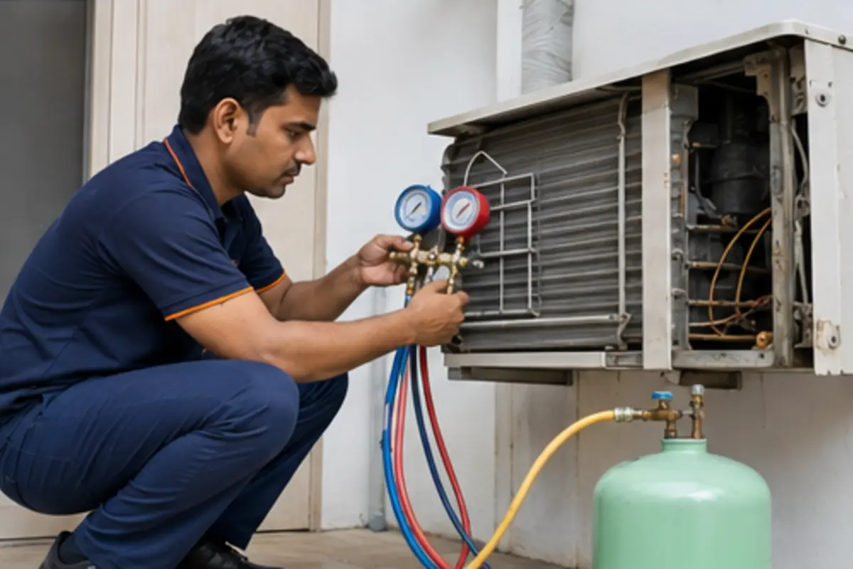 AC Gas Refilling by ZivroFix