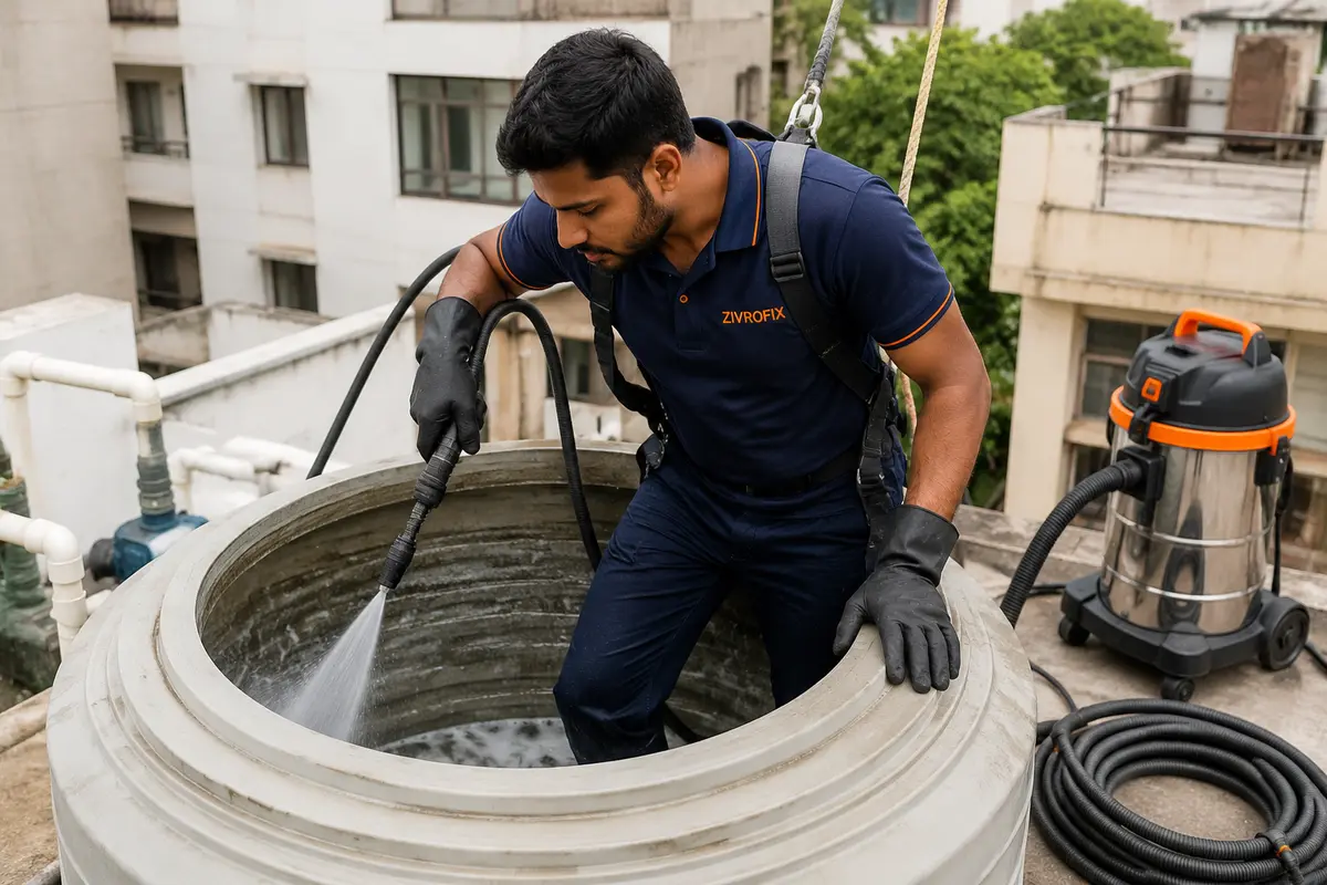 Water Tank Cleaning by ZivroFix