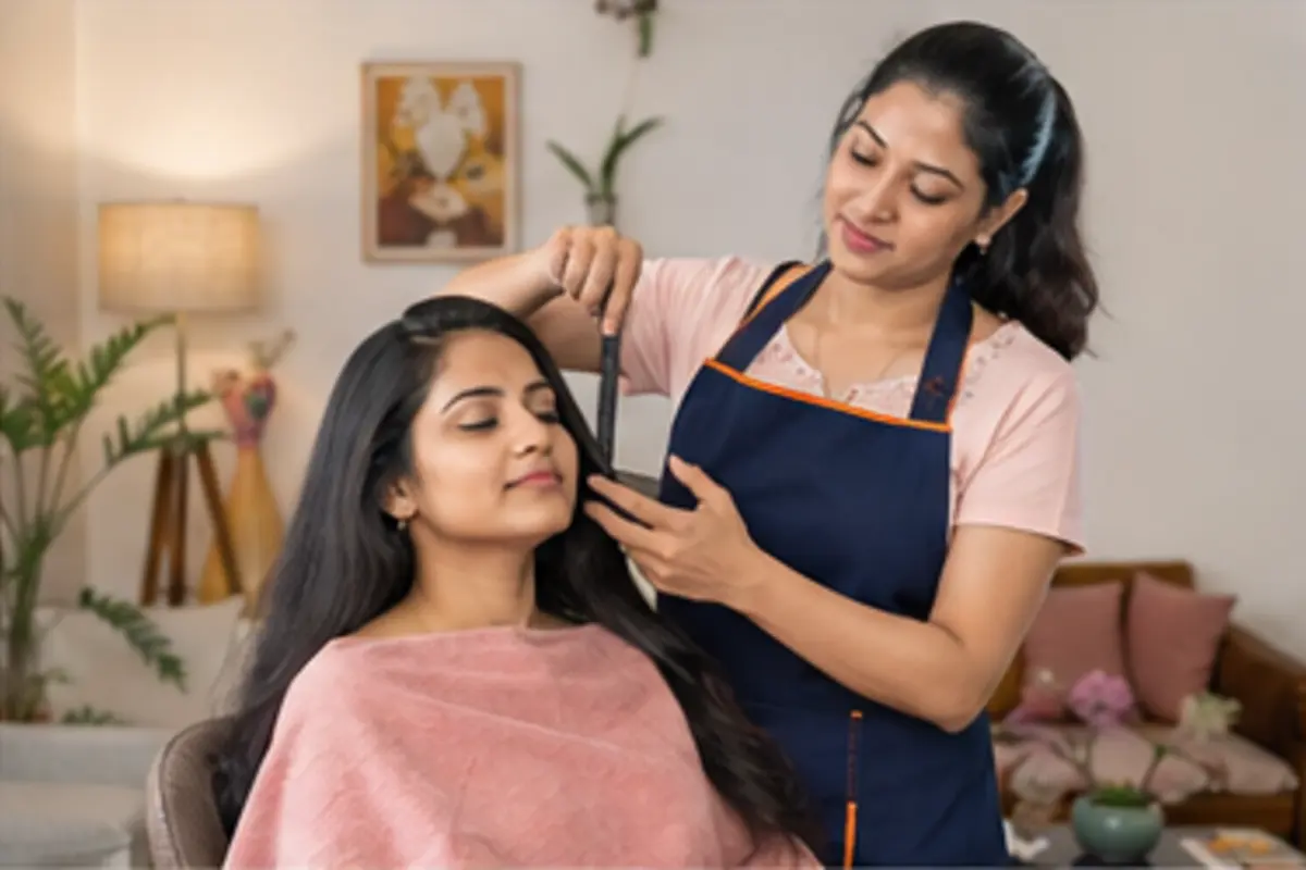 Women Salon at Home