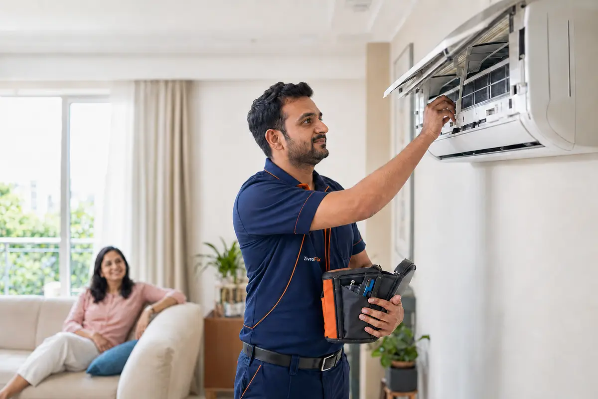 ZivroFix branded AC service expert